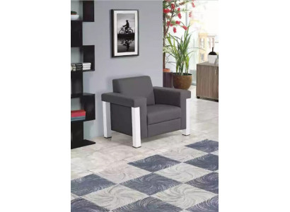 Fauteuil de bureau gris ameublement de bureau Chaise rembourrée Chaise moderne Siège Mobilier