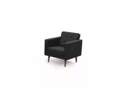 Chaise de bureau Style Moderne Mobilier Textile Chaise Noir Tissu de Tapisserie de Fauteuil nouveau