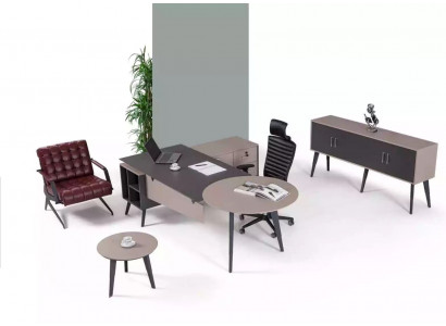 Meuble de bureau de luxe pour étudier des étagères de classeurs de designer moderne