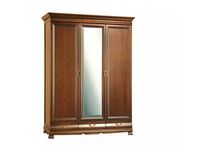 Étagères de garde-robe Armoire avec étagère miroir Porte-manteau Rangement