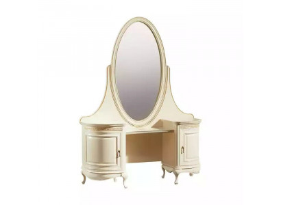 Coiffeuse Miroir Chambre de luxe beige Meubles Consoles Buffet Table