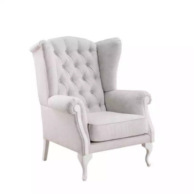 Fauteuil Siège Monoplace Design Blanc Rembourrage Salon Meubles Fauteuil TV