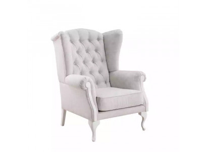 Fauteuil Siège Monoplace Design Blanc Rembourrage Salon Meubles Fauteuil TV