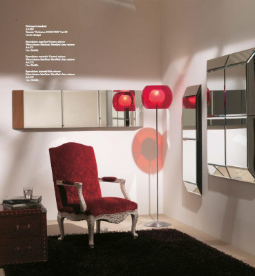 Miroir mural classique Design Cadre en bois véritable Grand miroir 50x64cm Nouveau luxe