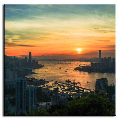 Image Images Peinture Imprimer Impression Tissu Culture Coucher de soleil nouveau G92969