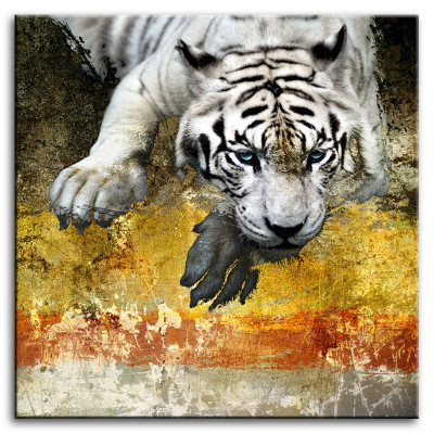 Image Images Peintures Impression Impression sur toile Culture "Abstrait" Tigre G93241
