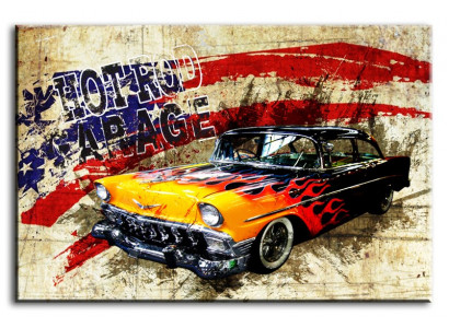 Image Photos Peintures Impression Imprimer Tapisserie Culture "Abstrait" Garage de rod chaud