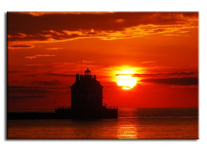 Image Images Peinture Impression Impression sur toile Culture Coucher de soleil nouveau G93012