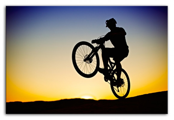 Image de sport extrême Vélo Vélo Montagnes Rochers Image Images Peintures Art nouveau G93533