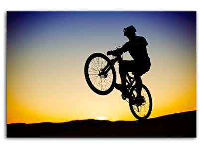 Image de sport extrême Vélo Vélo Montagnes Rochers Image Images Peintures Art nouveau G93533