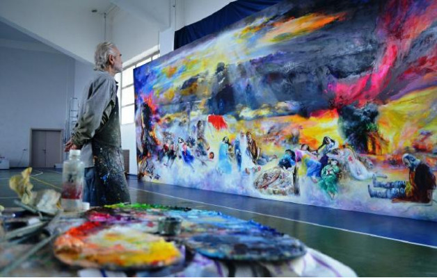 Art abstrait Image Images avec cadre Artiste Designer Baroque G95097