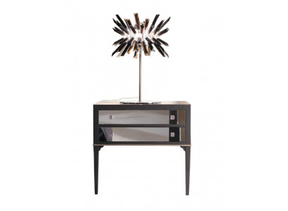 Meuble de rangement design italien Commode moderne de luxe en bois noir Nouvelle commode de meuble en bois