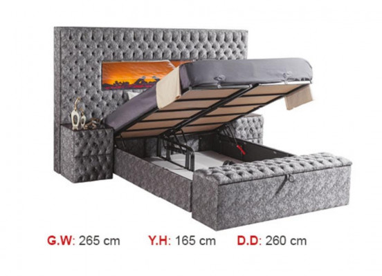 Lit Lit double Lits Mobilier Ameublement nouveau Mobilier de chambre Design