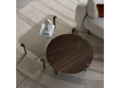 Tables basses Table basse Table basse de designer Table de salon Bizzotto nouvelle Ensemble de 2