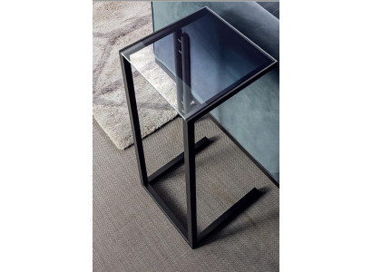 Table d'appoint en verre Table de canapé Table de salon Table d'appoint de canapé Salon nouveau