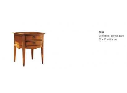 Table de nuit classique Console de chambre Console latérale en bois Tables Consoles