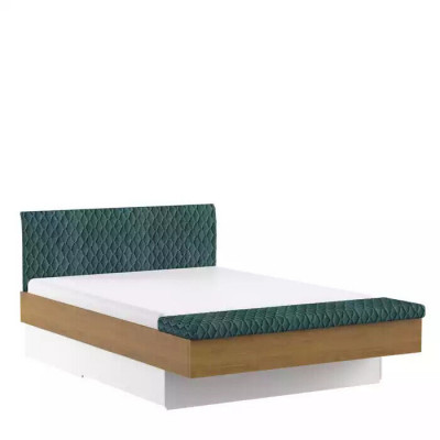 Conception de lits de haute qualité Lits doubles pour hôtel Mobilier en bois royal en bois massif