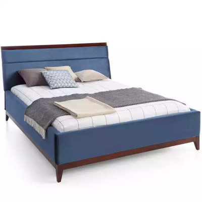 Lit Chambre Mobilier de Luxe en Bleu Couleur Nouveauté pour vos intérieurs