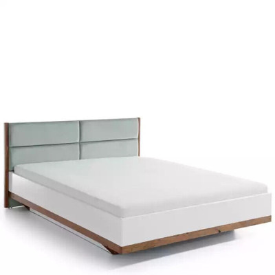 Lit Lit double design de luxe de style moderne Lits en bois de meubles de chambre