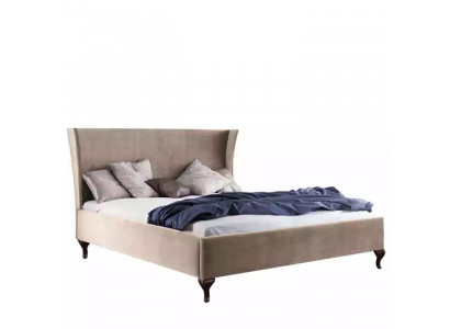 Conception de rembourrage de lit Lits doubles de luxe pour hôtel Mobilier en bois baroque