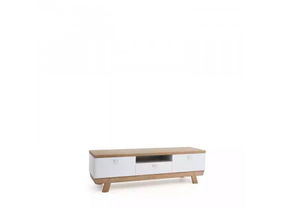Meuble de télévision blanc pour salon Armoire en bois Stand de télévision Stand de télévision
