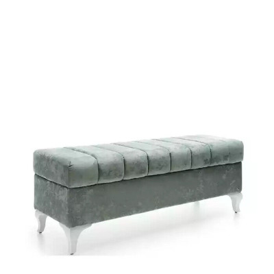 Conception de siège de banc classique Tabouret ottoman à deux places Tabouret textile