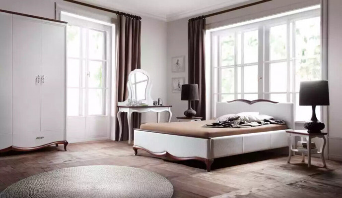 Table de chevet royale Chambre à coucher Table de console de nuit Meuble de designer nouveau