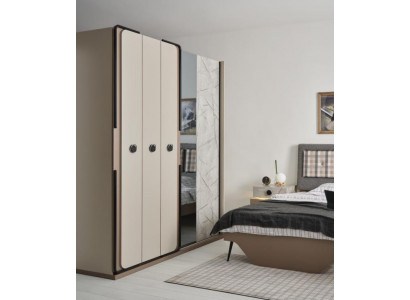 Armoire moderne Armoire de luxe Armoires en bois Chambres en verre nouvelle