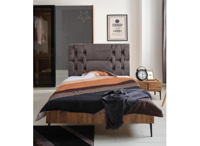 Table de chevet de chambre de luxe Lits Lit 2 pcs Ensemble complet Mobilier de conception