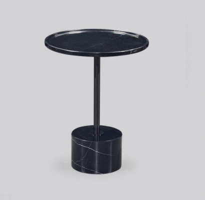 Élégante table d'appoint noire Table basse Commode de chambre à coucher Tables