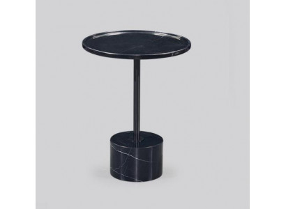Élégante table d'appoint noire Table basse Commode de chambre à coucher Tables