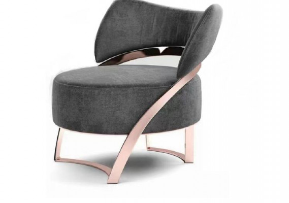 Fauteuil Design Canapé Détente Textile Salon Luxe TV Club Rembourrage Siège