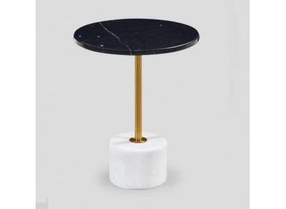 Marbre élégant table d'appoint luxueuse table basse tables rondes modernes