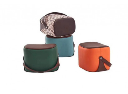Tabouret rectangulaire Mobilier moderne Repose-pieds Design de luxe Mobilier de salon