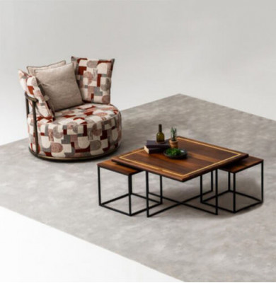 Tissu de design Canapé Multicolore Fauteuil 1 place Canapé Rembourrage Salons Club neufs
