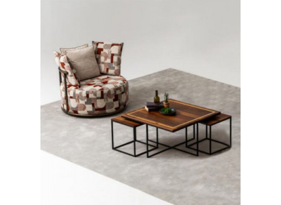 Tissu de design Canapé Multicolore Fauteuil 1 place Canapé Rembourrage Salons Club neufs
