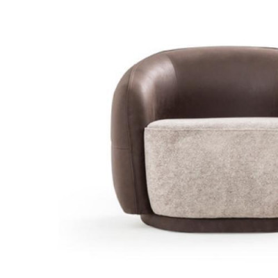 Siège de luxe Fauteuil relax Design Canapé Sofa Seater Tissu Lounge Club Rembourrage nouveau