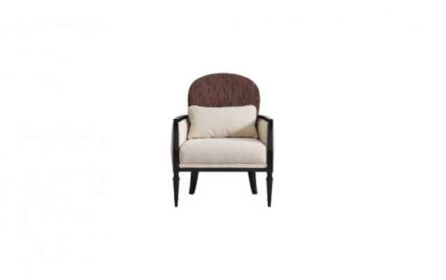Salle de séjour Fauteuil blanc Designer Monoplace Luxe Détente 1 place nouveau