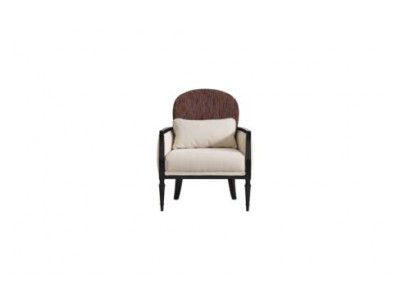 Salle de séjour Fauteuil blanc Designer Monoplace Luxe Détente 1 place nouveau