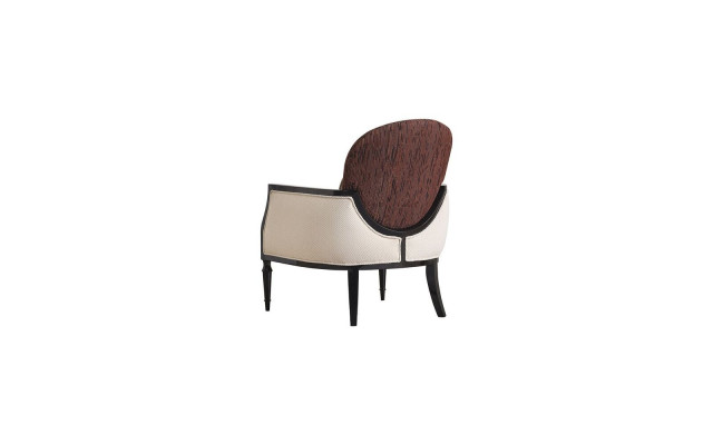 Salle de séjour Fauteuil blanc Designer Monoplace Luxe Détente 1 place nouveau