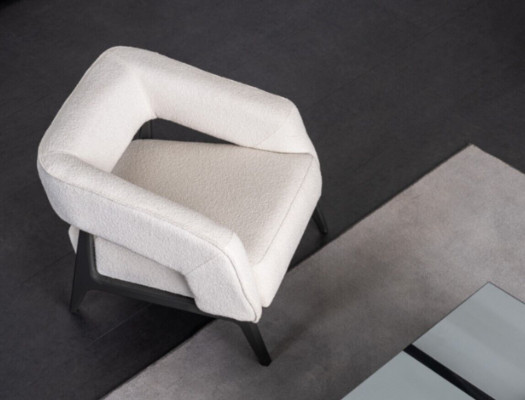 Canapé rembourré gris et blanc ensemble salon 3 places Fauteuil en bois Table basse