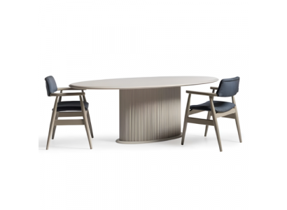 Dinette Ensemble de salle à manger Salle à manger Table de salle à manger Chaises 5pcs Beige Moderne Bois