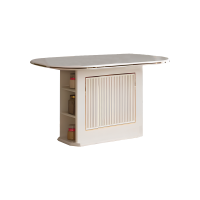 Coin repas ensemble de salle à manger de luxe complet ensemble de salle à manger table chaises 7 pièces beige