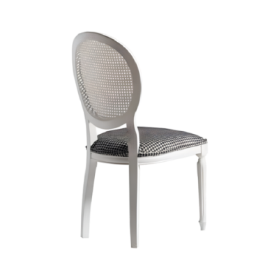 Suite de chaises de salle à manger Chaises rembourrées Chaises de cuisine Ensemble de 4 pièces Blanc Bois