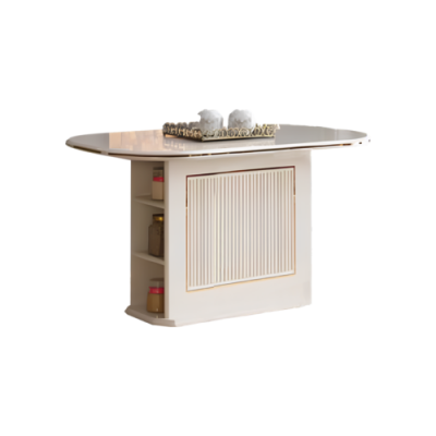 Table à manger moderne Table à manger Table en bois Beige Table en bois de salle à manger