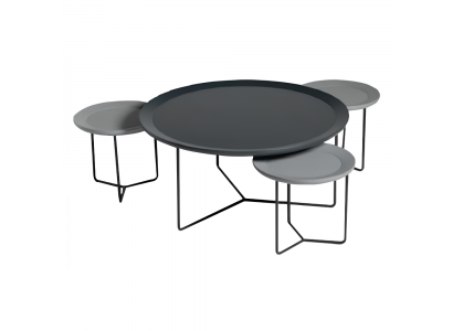 Table basse Table basse Groupe Table basse Table de canapé Table d'appoint Table noire