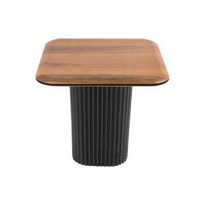 Table d'appoint Table basse Table basse Table de canapé Bois Marron Design de table