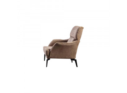 Moderne Fauteuil Beige Salon 1 Place Luxe Siège Rembourré Mobilier neuf