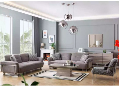 Ensemble de canapés 3+3+1 places Ensemble de salon Ensemble moderne de meubles de luxe neufs