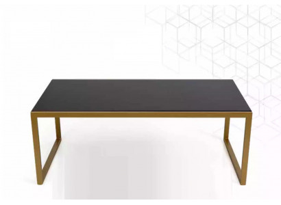 Table basse Table de salon Table de canapé Design en acier inoxydable Or Moderne